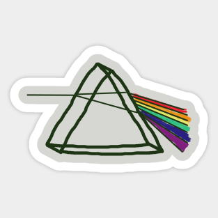 Prism hand drawn Sticker